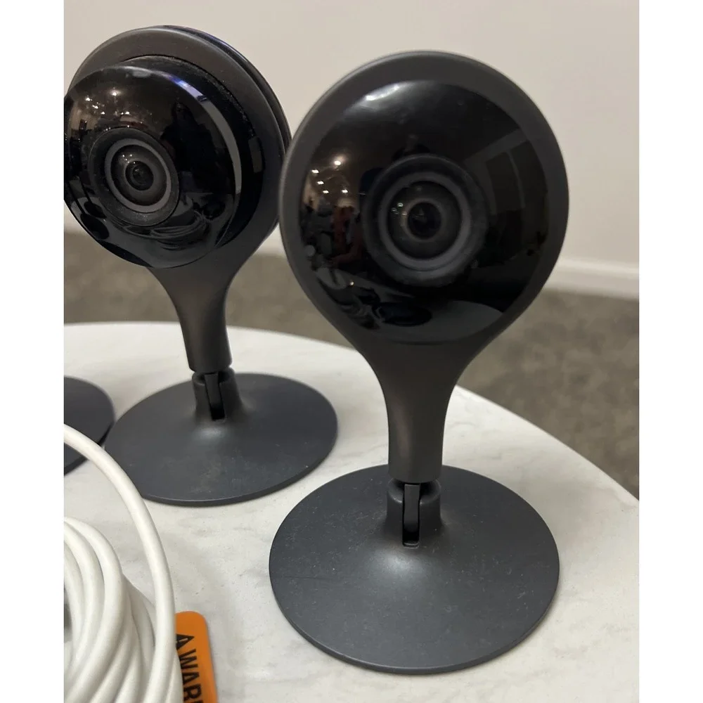 Google Nest Security Camera Indoor Cam A0005 Black Tested Working Lot‎ of 5